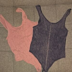 Womans Bodysuits In Pink and Black